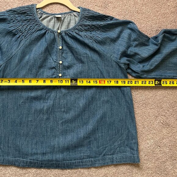 Old Navy Denim Blouse - Picture 6 of 6